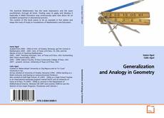 Copertina di Generalization and Analogy in Geometry