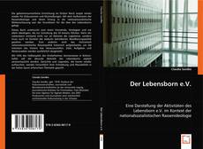 Der Lebensborn e.V. kitap kapağı