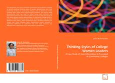 Portada del libro de Thinking Styles of College Women Leaders