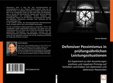 Defensiver Pessimismus in prüfungsähnlichen Leistungssituationen的封面