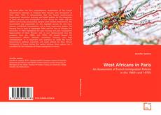 Portada del libro de West Africans in Paris