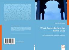 Buchcover von What Comes Before the Mind`s Eye