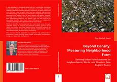 Beyond Density: Measuring Neighborhood Form的封面