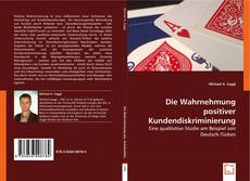 Buchcover von Die Wahrnehmung positiver Kundendiskriminierung