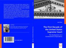 Buchcover von The First Decade of the United States Supreme Court