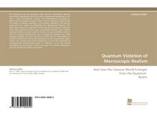 Bookcover of Quantum Violation of Macroscopic Realism