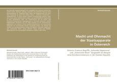 Macht und Ohnmacht der Staatsapparate in Österreich kitap kapağı