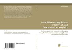Capa do livro de Immobilienmaklerpflichten in Österreich und Deutschland im Vergleich 
