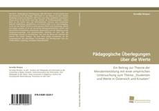 Bookcover of Pädagogische Überlegungen über die Werte