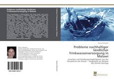 Copertina di Probleme nachhaltiger ländlicher Trinkwasserversorgung in Malawi