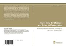 Capa do livro de Beurteilung der Stabilität von Rissen in Massenbeton 