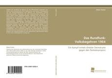 Bookcover of Das Rundfunk-Volksbegehren 1964