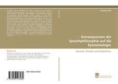 Buchcover von Konsequenzen der Sprachphilosophie auf die Epistemologie