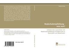 Realschulempfehlung - was nun? kitap kapağı