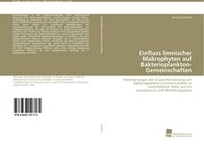 Portada del libro de Einfluss limnischer Makrophyten auf Bakterioplankton-Gemeinschaften