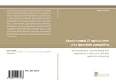 Copertina di Experimental all-optical one-way quantum computing