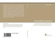Bookcover of Sustainability Evaluation