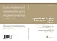 Portada del libro de Automatisierung der frühen Entwurfsphasen verteilter Systeme