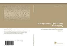 Portada del libro de Scaling Laws of Optical Fibre Nonlinearity