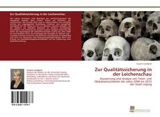 Copertina di Zur Qualitätssicherung in der Leichenschau