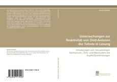 Portada del libro de Untersuchungen zur Reaktivität von Zintl-Anionen der Tetrele in Lösung