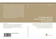 Portada del libro de Veränderungen der mitochondrialen Funktion bei Tauopathien