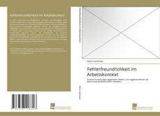 Portada del libro de Fehlerfreundlichkeit im Arbeitskontext