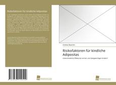 Portada del libro de Risikofaktoren für kindliche Adipositas