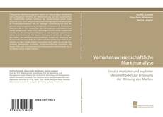 Portada del libro de Verhaltenswissenschaftliche Markenanalyse