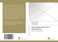 Portada del libro de Matrixorganisationen in Deutschland