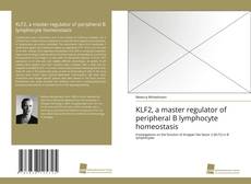 Copertina di KLF2, a master regulator of peripheral B lymphocyte homeostasis