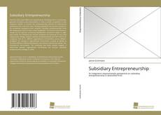 Capa do livro de Subsidiary Entrepreneurship 