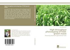 Portada del libro de High throughput phenotyping of field-grown maize