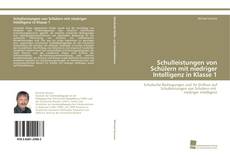 Bookcover of Schulleistungen von Schülern mit niedriger Intelligenz in Klasse 1