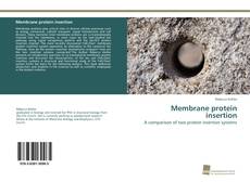 Buchcover von Membrane protein insertion