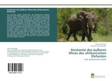 Portada del libro de Anatomie des äußeren Ohres des afrikanischen Elefanten