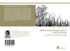 Portada del libro de Optimising nitrogen use in dairy farming