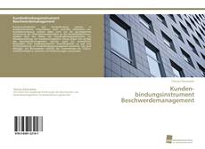 Capa do livro de Kunden­bindungsinstrument Beschwerdemanagement 