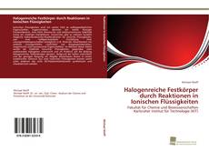 Copertina di Halogenreiche Festkörper durch Reaktionen in Ionischen Flüssigkeiten