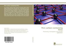 Portada del libro de Thin carbon containing films