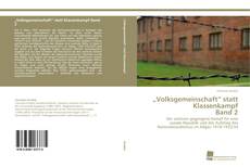 Portada del libro de „Volksgemeinschaft“ statt Klassenkampf Band 2