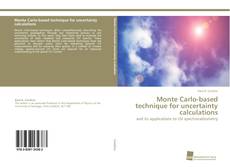 Portada del libro de Monte Carlo-based technique for uncertainty calculations