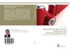 Portada del libro de Separatoren für Li-Ionen Batterien aus Zwillingscopolymeren