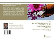 Couverture de Verlaufsbeobachtung bei Patienten in der homöopathischen Arztpraxis