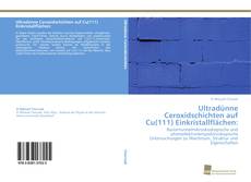 Couverture de Ultradünne Ceroxidschichten auf Cu(111) Einkristallflächen: