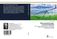 Capa do livro de Klimaanpassungs­kommunikation 