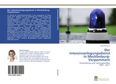 Portada del libro de Der Intensivverlegungsdienst in Mecklenburg-Vorpommern