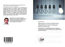 Buchcover von Matériaux à base d'éléments abondants et non toxiques: CZTS et Zn(S,O)