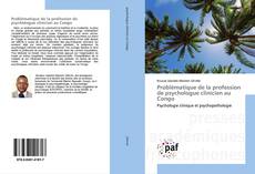 Buchcover von Problématique de la profession de psychologue clinicien au Congo