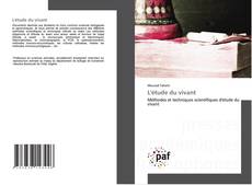 Couverture de L'étude du vivant